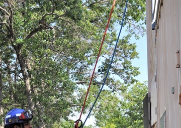 Firefighter training at Northern Strike 20