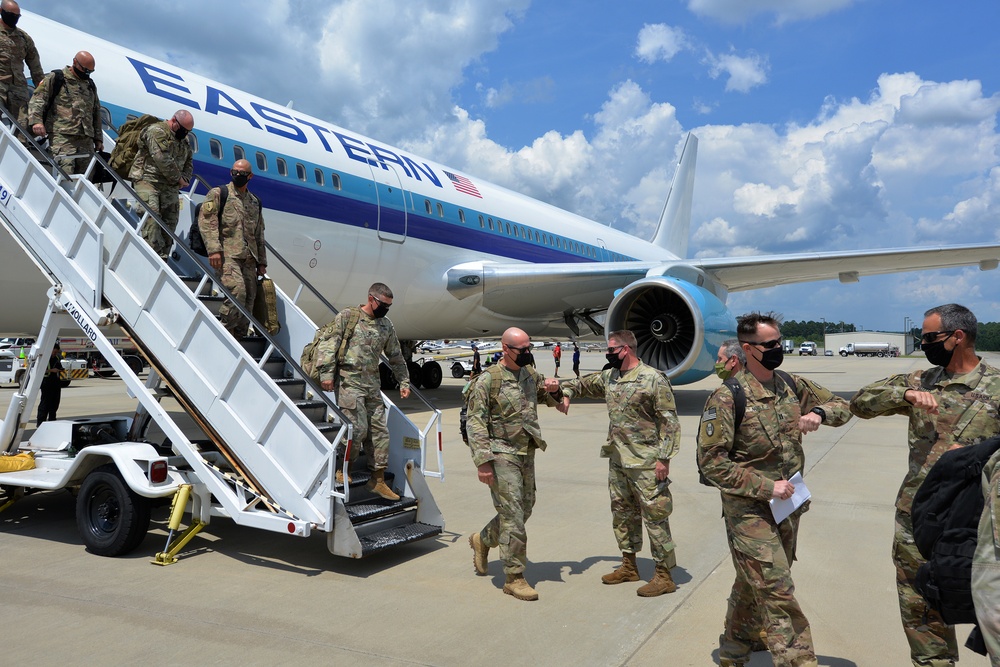 NC Guard 30th Brigade Soldiers Return From Middle East Deployment