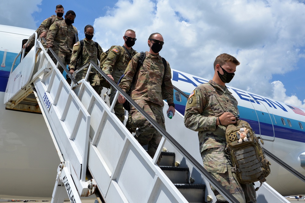 NC Guard 30th Brigade Soldiers Return From Middle East Deployment