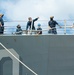 U.S. Navy Ships Get Underway in Preparation for Hurricane Douglas