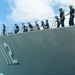 U.S. Navy Ships Get Underway in Preparation for Hurricane Douglas