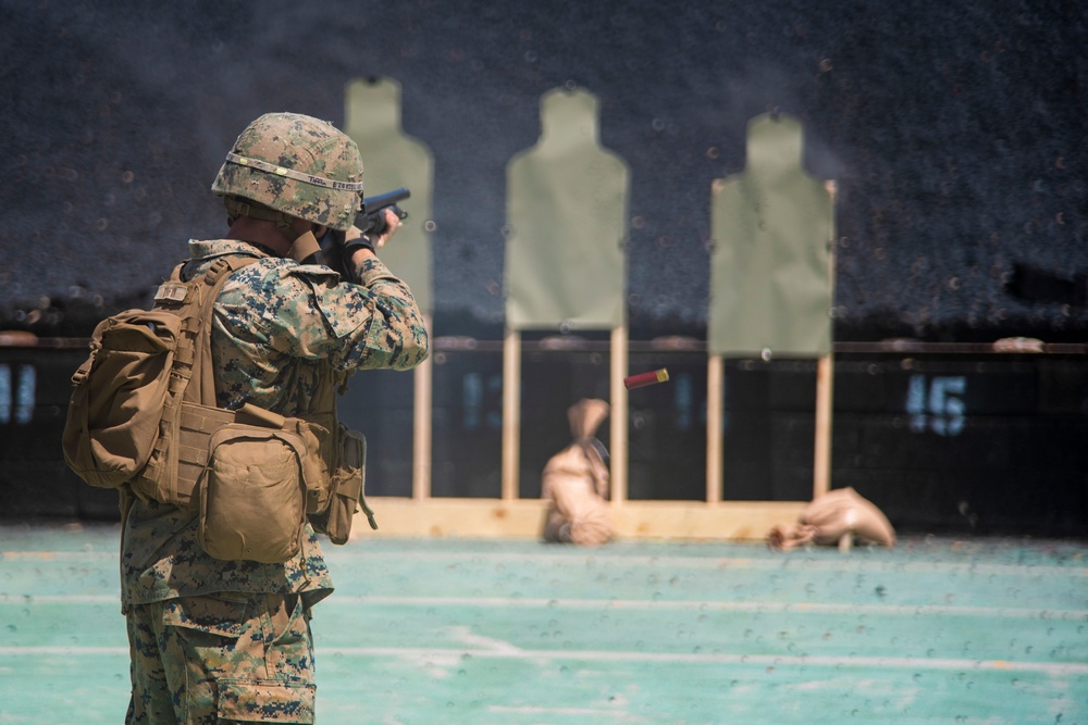 This… is my Boomstick- Marines with BLT 2/4, 31st MEU complete shotgun training