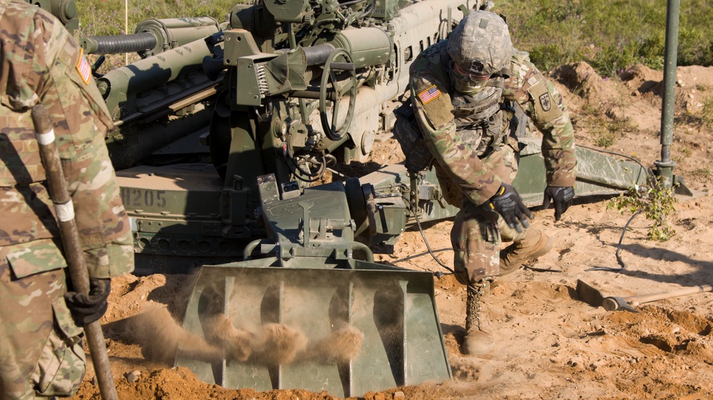 Michigan National Guard Soldiers Conduct a Direct Fire Training Exercise