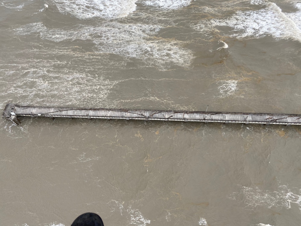 Coast Guard surveys aftermath of Hurricane Hanna