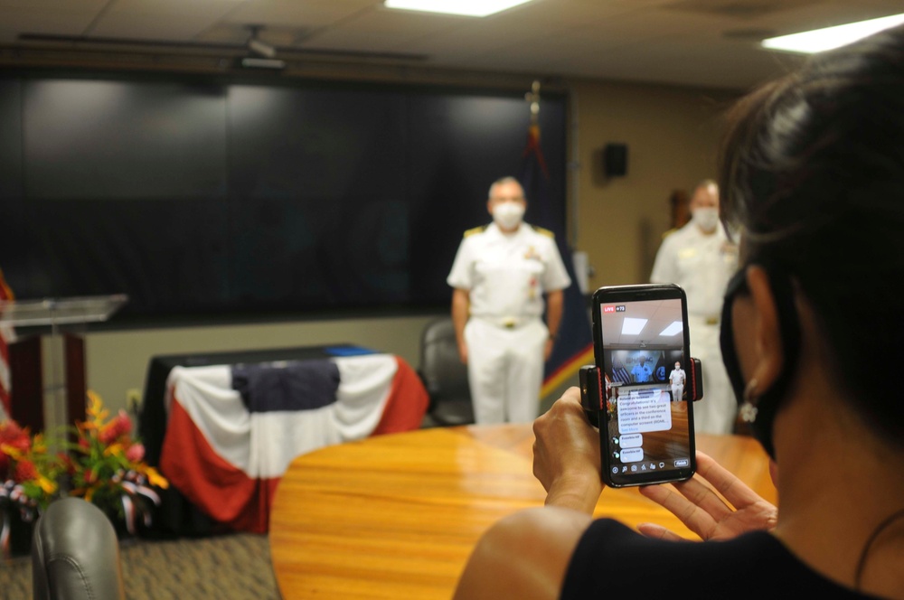 NAVFAC Marianas Holds Virtual Change of Command Ceremony