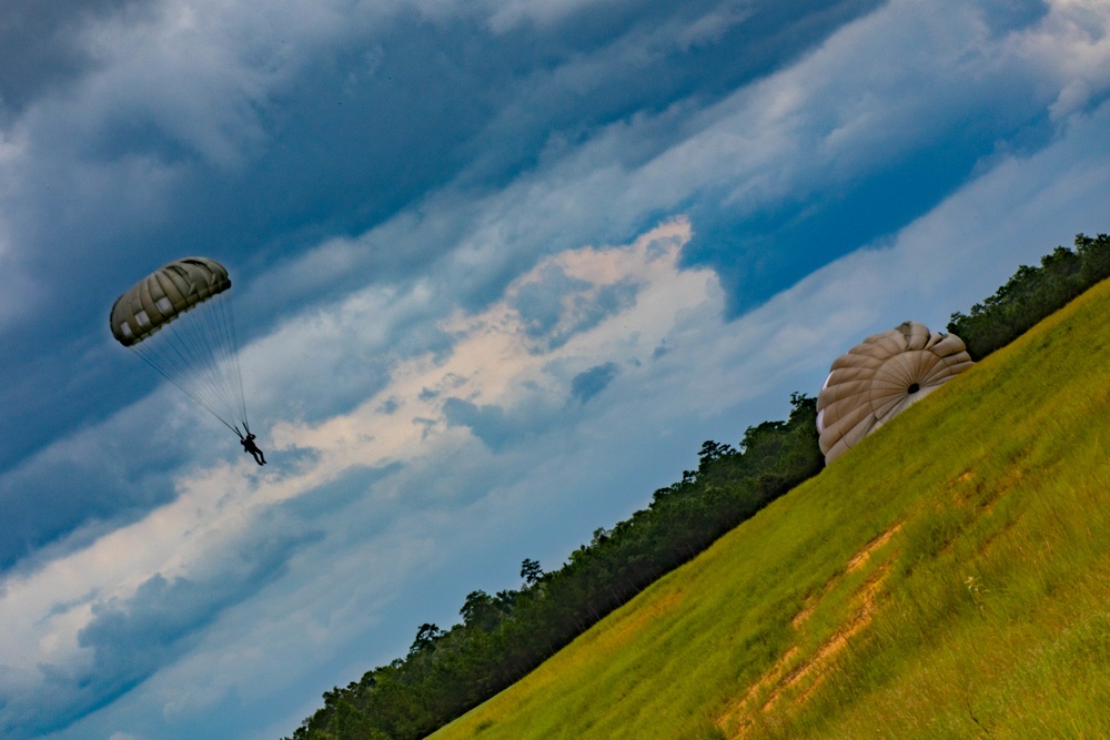 3rd Force Recon Static Line Jump Ops