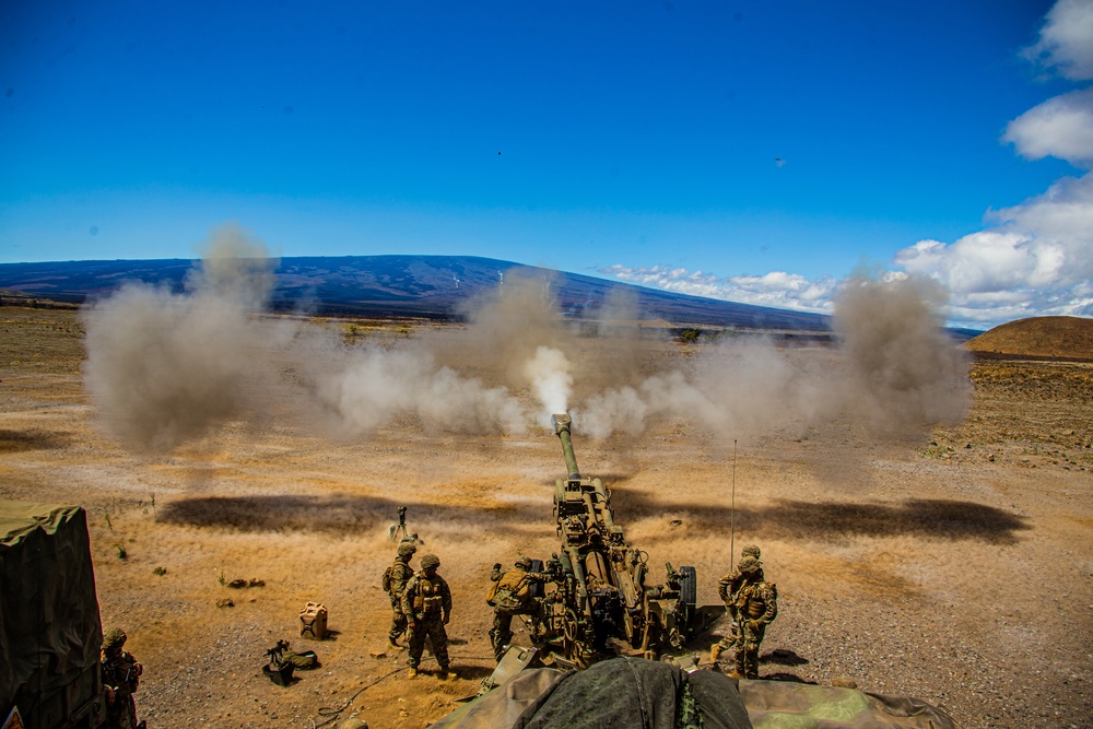 Bougainville II: Charlie Battery fires at PTA