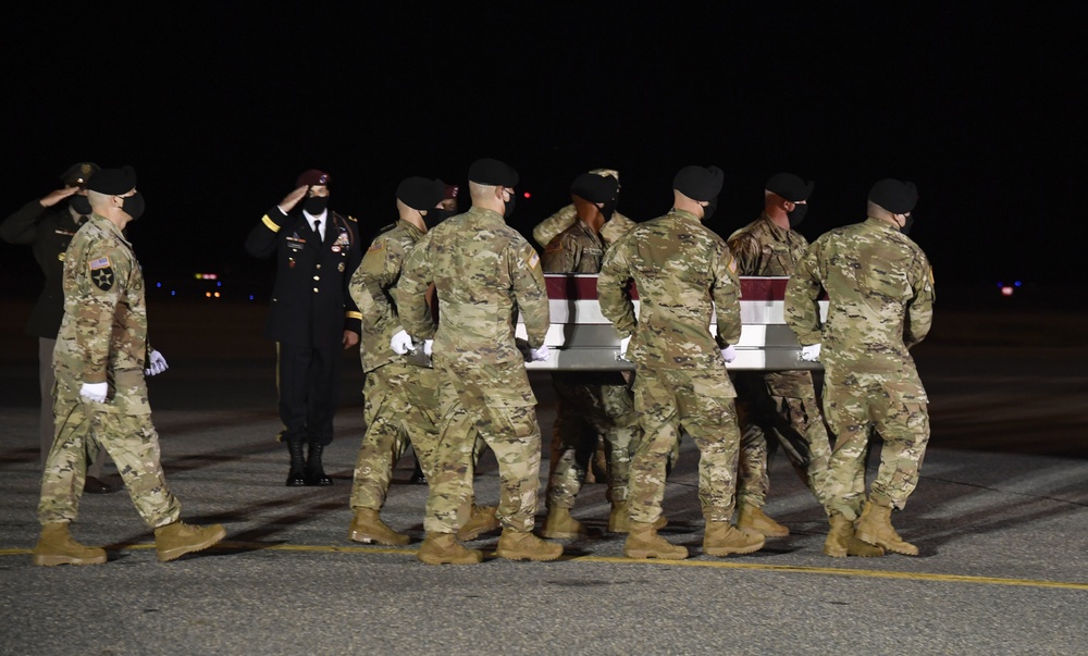 Army Sgt. Bryan C. Mount - Dignified Transfer