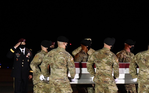 Army Sgt. Bryan C. Mount - Dignified Transfer