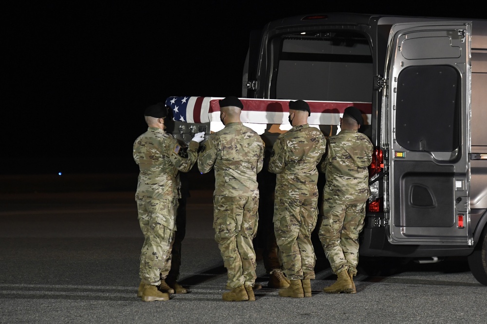 Army Sgt. Bryan C. Mount - Dignified Transfer
