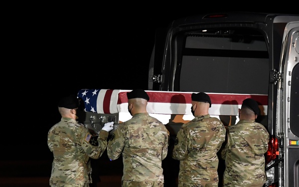 Army Sgt. Bryan C. Mount - Dignified Transfer