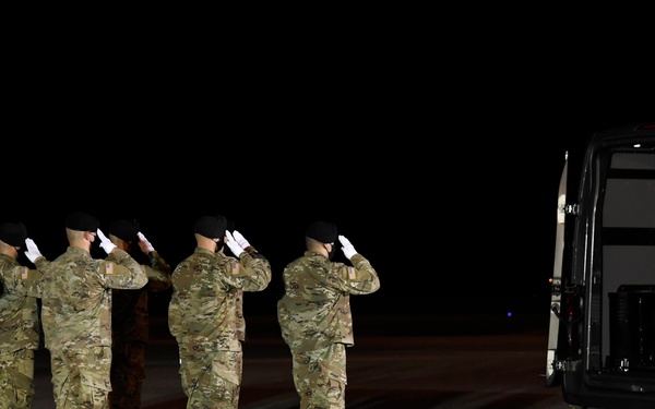 Army Sgt. Bryan C. Mount - Dignified Transfer