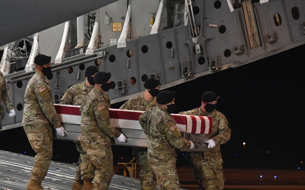 Army Sgt. Bryan C. Mount - Dignified Transfer