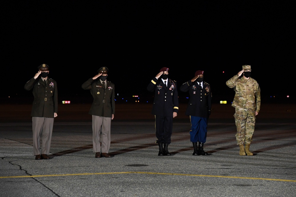 Army Sgt. Bryan C. Mount - Dignified Transfer