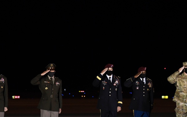 Army Sgt. Bryan C. Mount - Dignified Transfer
