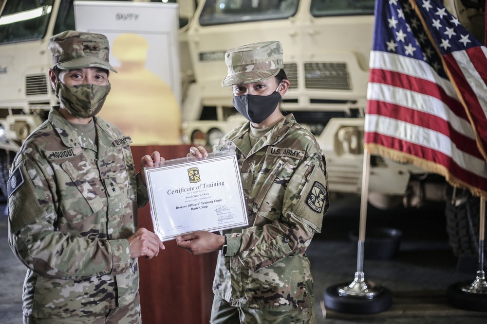 First-ever Basic Camp between University of Guam ROTC and Guam National Guard Graduates Six Cadets