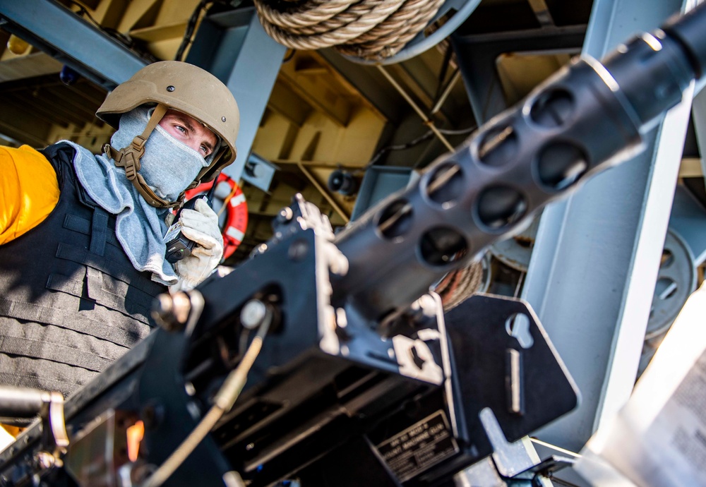 Sailors Conduct Daily Operations Aboard USS Germantown (LSD 42)