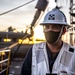 Sailors Aboard USS Germantown (LSD 42) Conduct a Man Overboard Drill