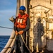 Sailors Aboard USS Germantown (LSD 42) Conduct a Man Overboard Drill