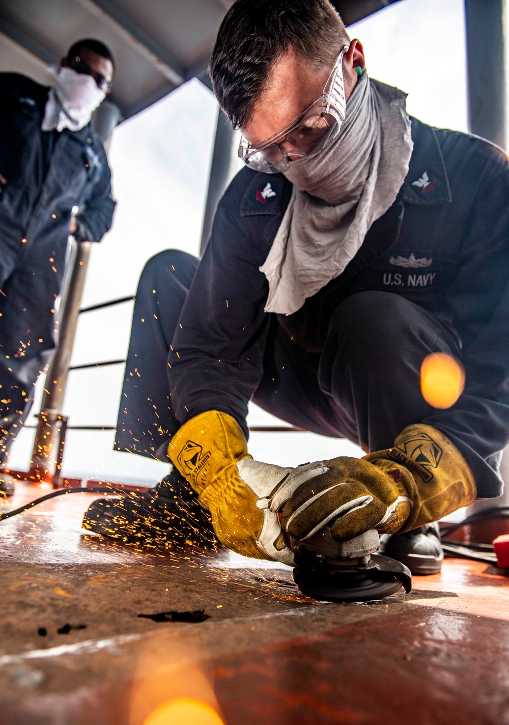 Sailors Aboard USS Germantown (LSD 42) Conduct Daily Operations