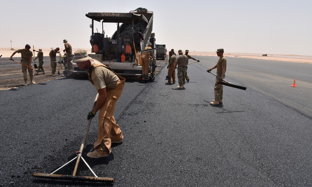 378 ECES builds helicopter pad for Prince Sultan Air Base