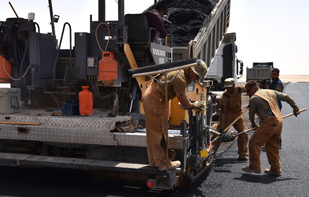 378 ECES builds helicopter pad for Prince Sultan Air Base