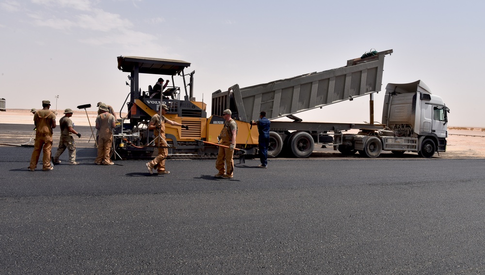 378 ECES builds helicopter pad for Prince Sultan Air Base