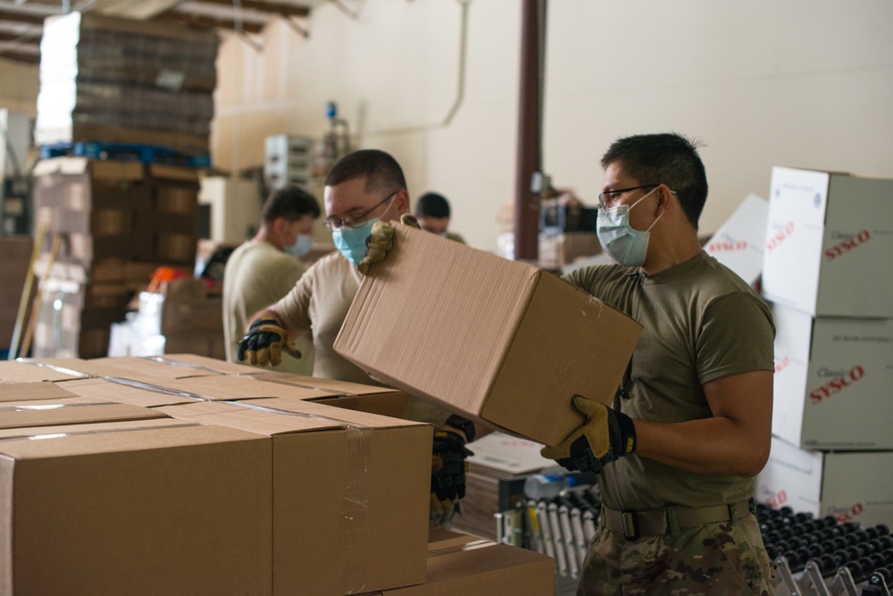Citizen Airmen Complete Final Food Packaging Operations