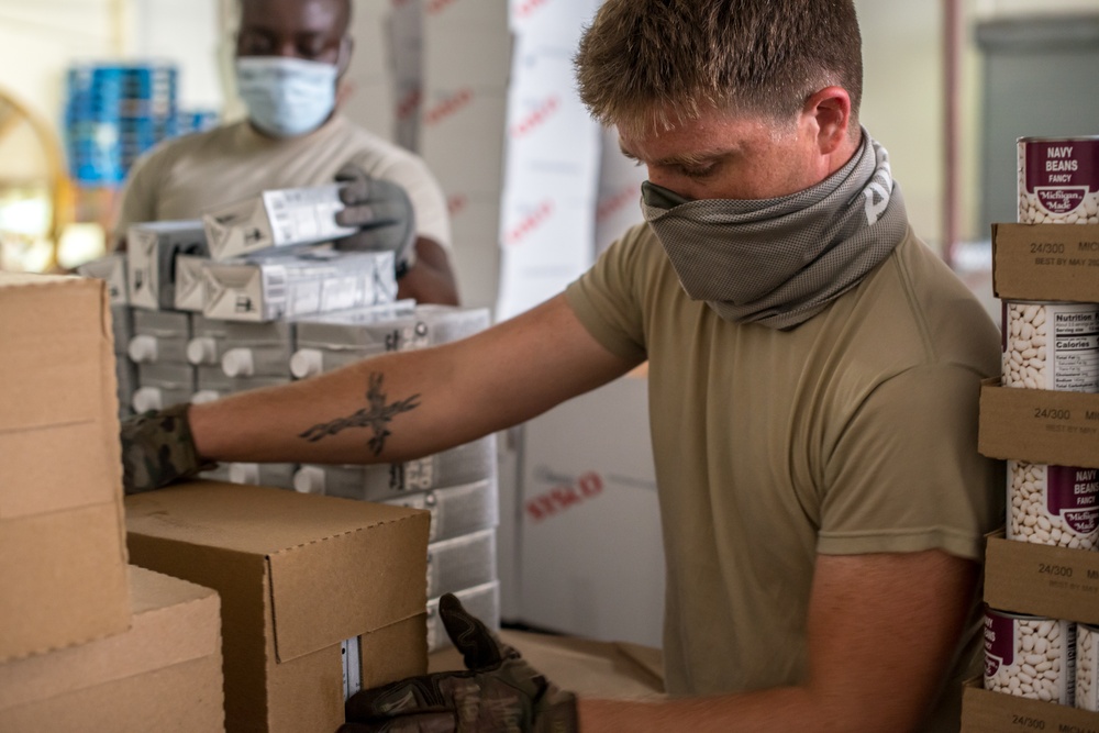 Citizen Airmen Complete Final Food Packaging Operations