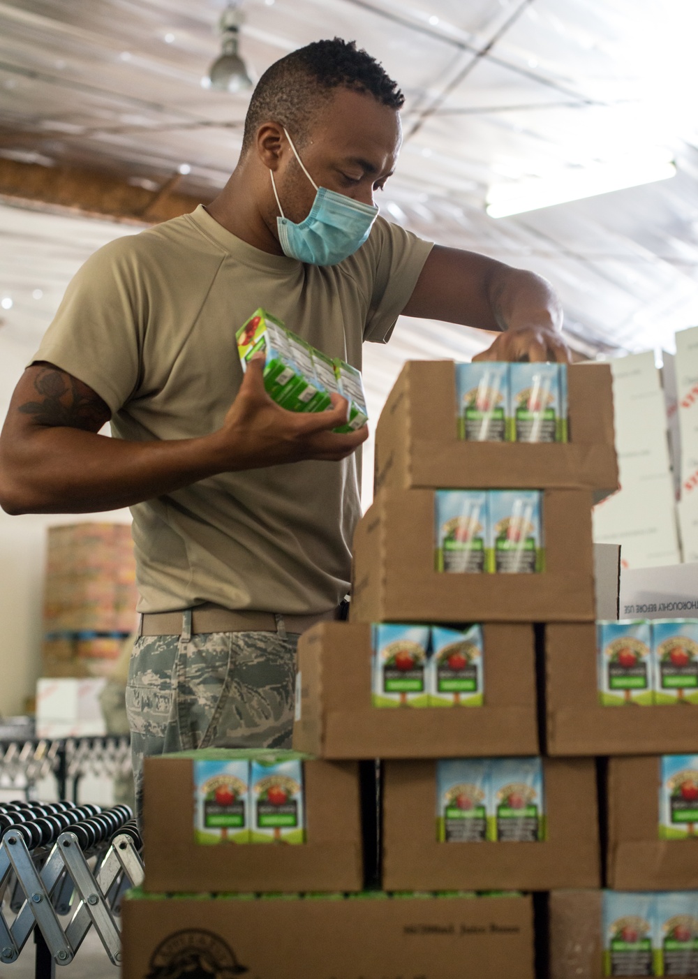 Citizen Airmen Complete Final Food Packaging Operations