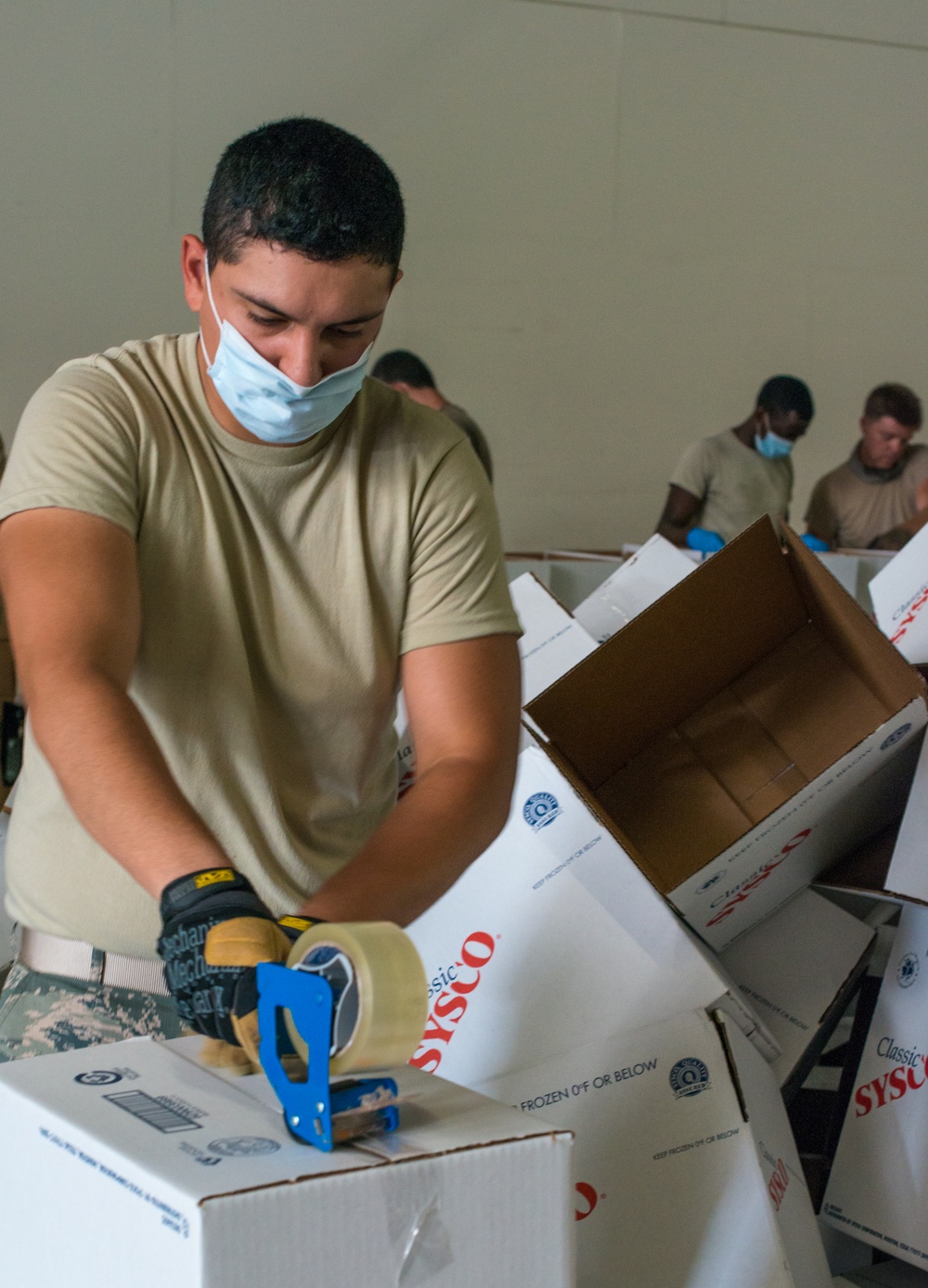 Citizen Airmen Complete Final Food Packaging Operations