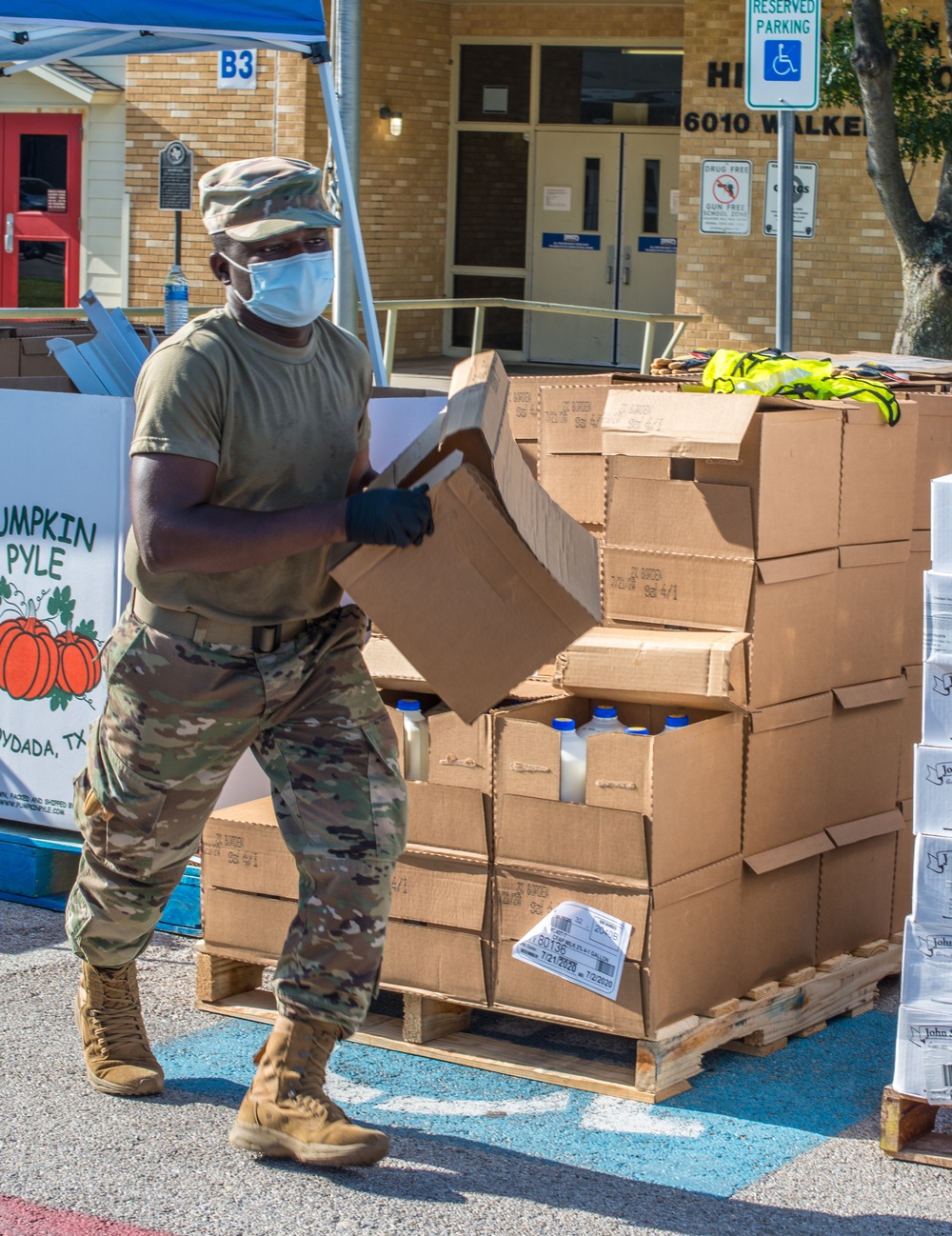 Citizen Airmen Complete Final Food Distribution