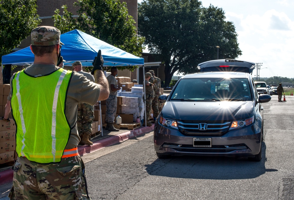 Citizen Airmen Complete Final Food Distribution