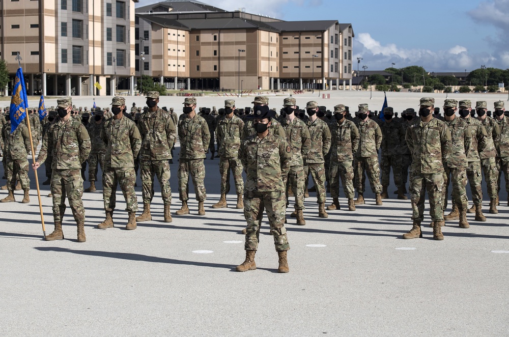 U.S. Air Force Basic Military Training Graduation and Coining Ceremony