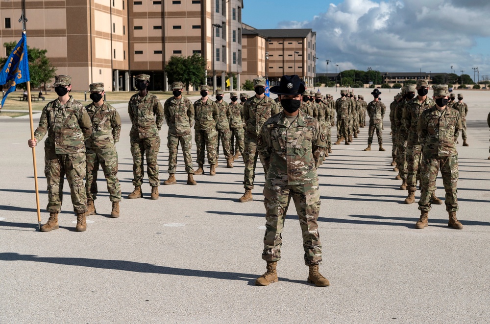 U.S. Air Force Basic Military Training Graduation and Coining Ceremony