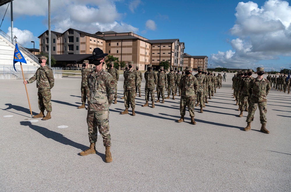 U.S. Air Force Basic Military Training Graduation and Coining Ceremony