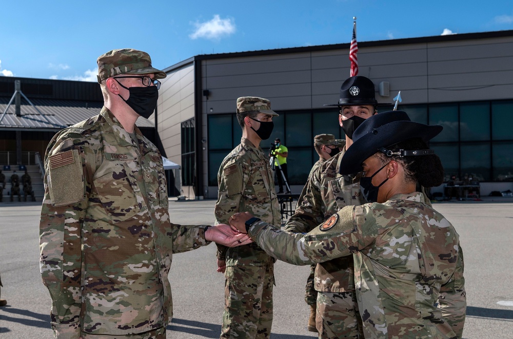 U.S. Air Force Basic Military Training Graduation and Coining Ceremony