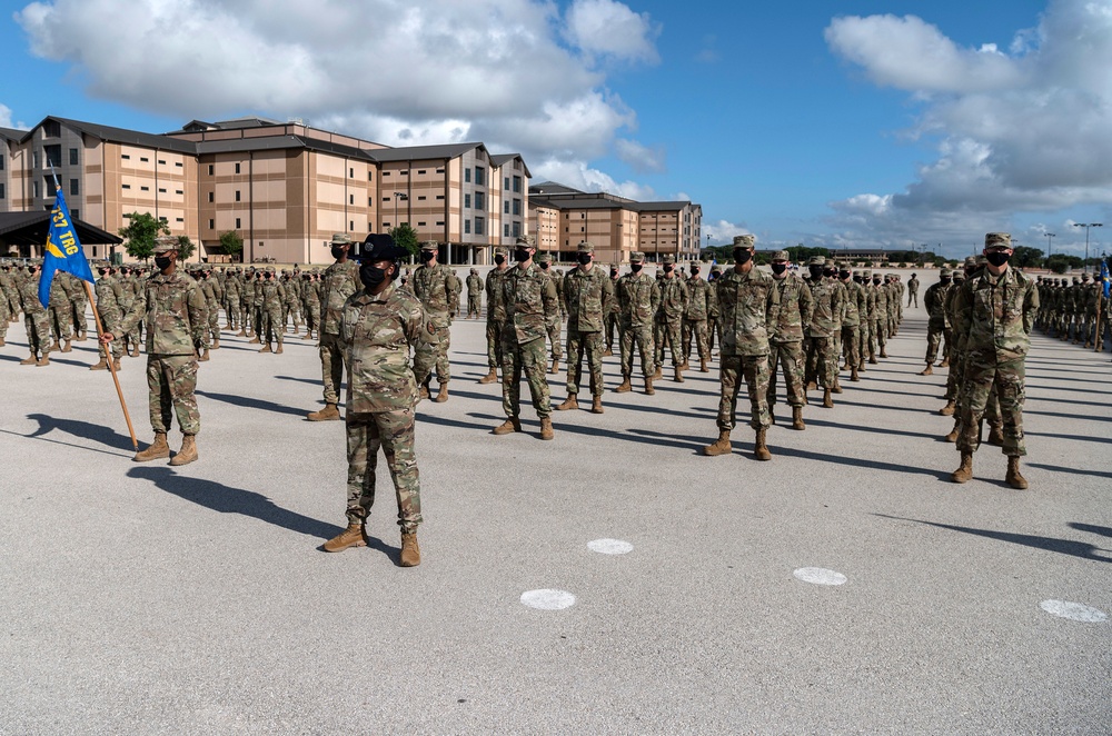 U.S. Air Force Basic Military Training Graduation and Coining Ceremony