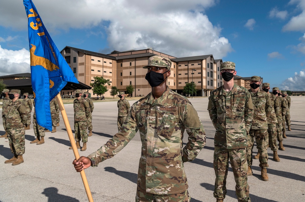 U.S. Air Force Basic Military Training Graduation and Coining Ceremony