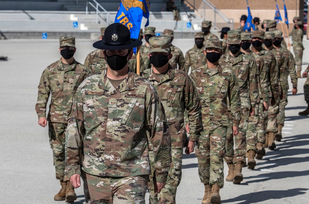 U.S. Air Force Basic Military Training Graduation and Coining Ceremony