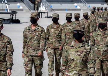 U.S. Air Force Basic Military Training Graduation and Coining Ceremony