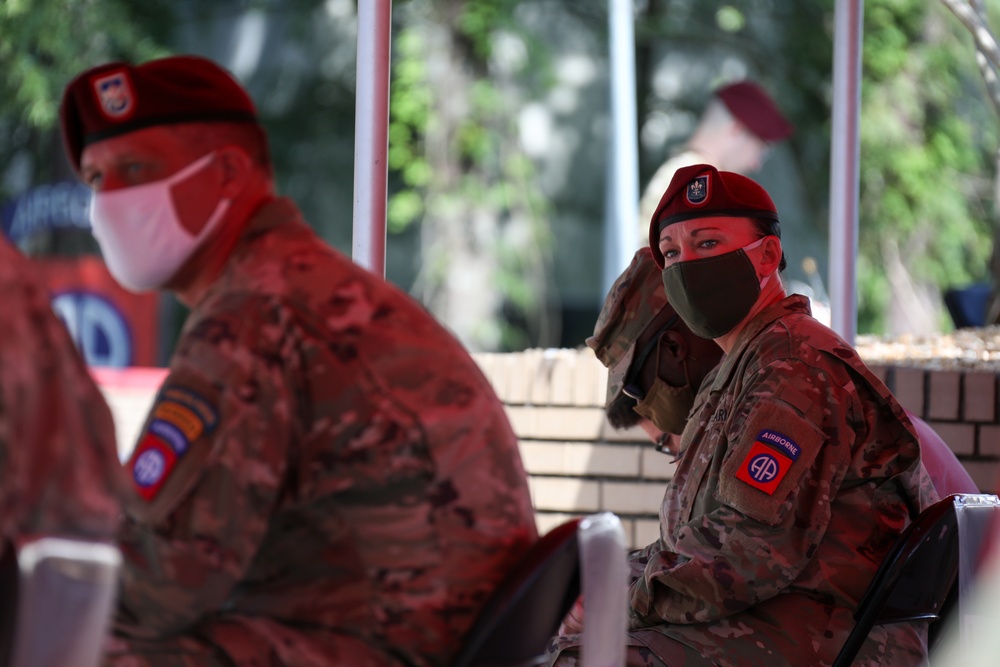 Headquarters Headquarters Battalion, 82nd Airborne Division hosts change of responsibility ceremony