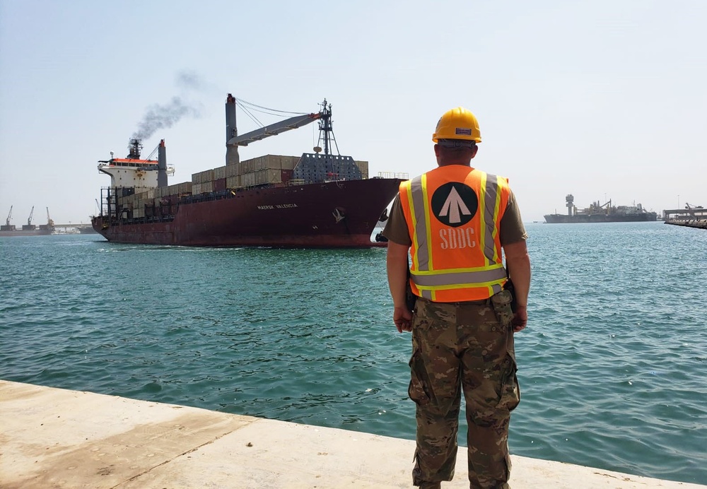 1184th Trans. Bn. Container Offload Port Operations