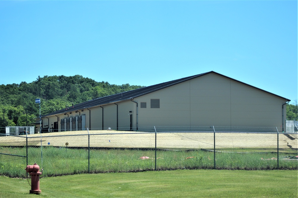 Construction of new shipping, receiving, mail freight facility continues at Fort McCoy