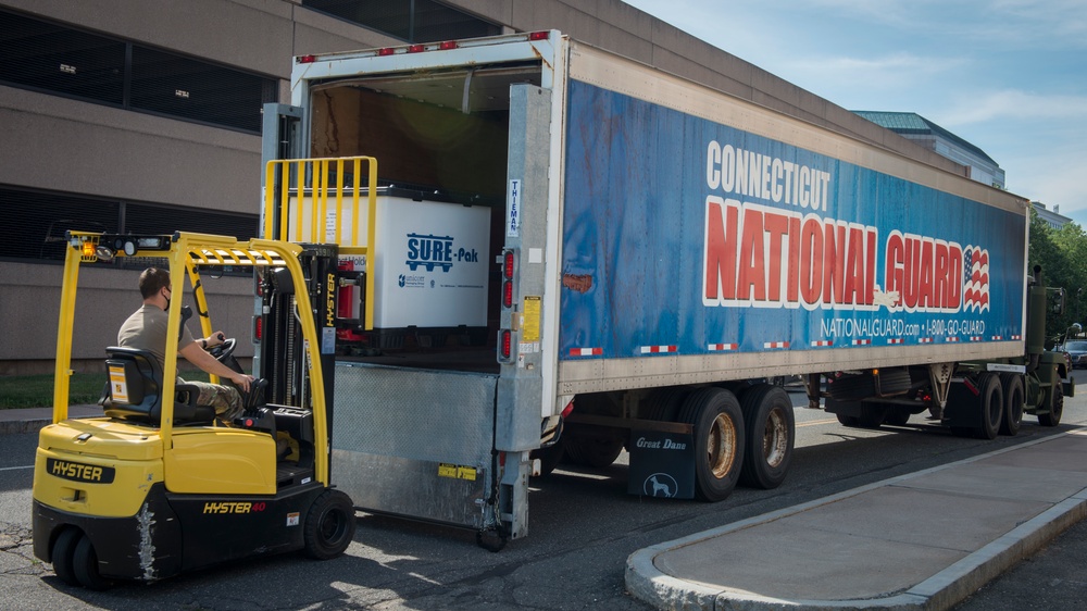 Connecticut National Guard assembles 107,000 COVID-19 test kits in five days