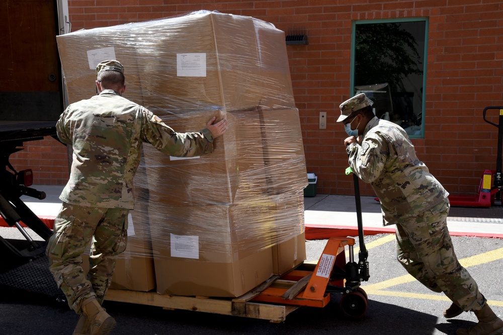 Arizona National Guard picks up first delivery of medical-grade reusable gowns from FABRIC