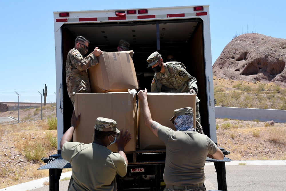 Arizona National Guard picks up first delivery of medical-grade reusable gowns from FABRIC