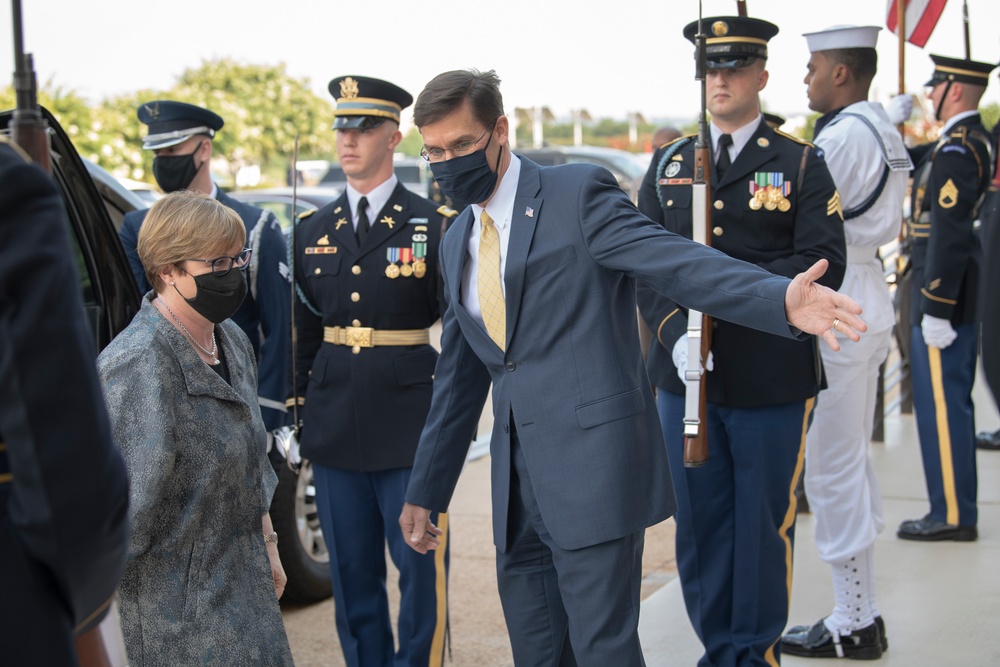 SecDef bilateral meeting with Australian Defence Minister Linda Reynolds