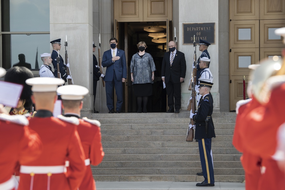 SecDef bilateral meeting with Australian Defence Minister Linda Reynolds