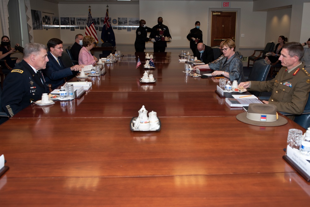 SecDef bilateral meeting with Australian Defence Minister Linda Reynolds